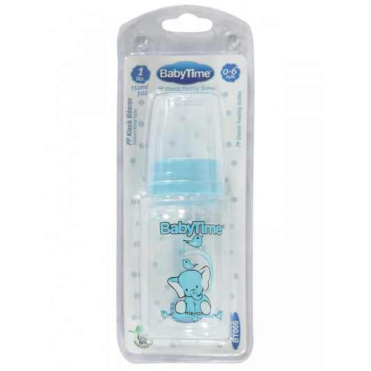 BabyTime Feeding Bottle 150 ML blue