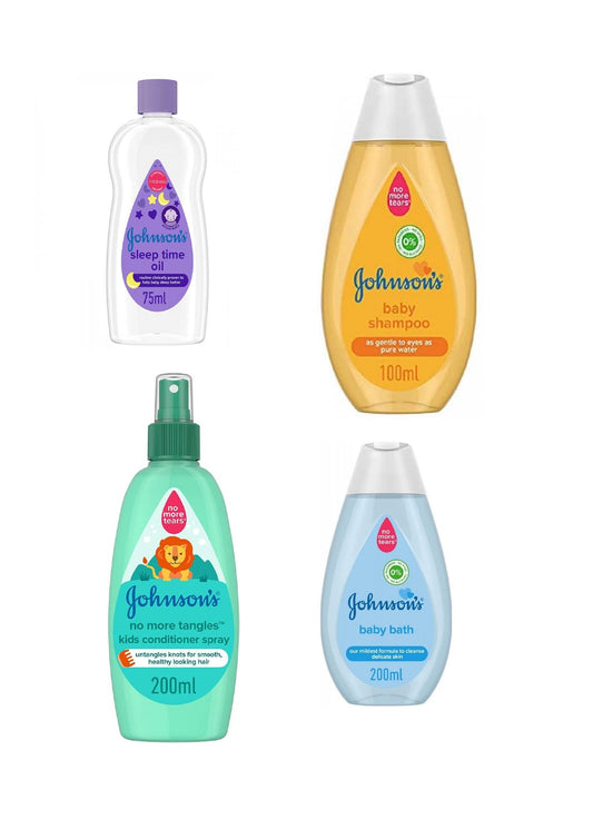 Saving Bundle 2 (shampoo Mega 100ml  - Oil sleep time 75ml -Spray No More Tangles spray conditioner 200ml - Baby Bath 200ml )