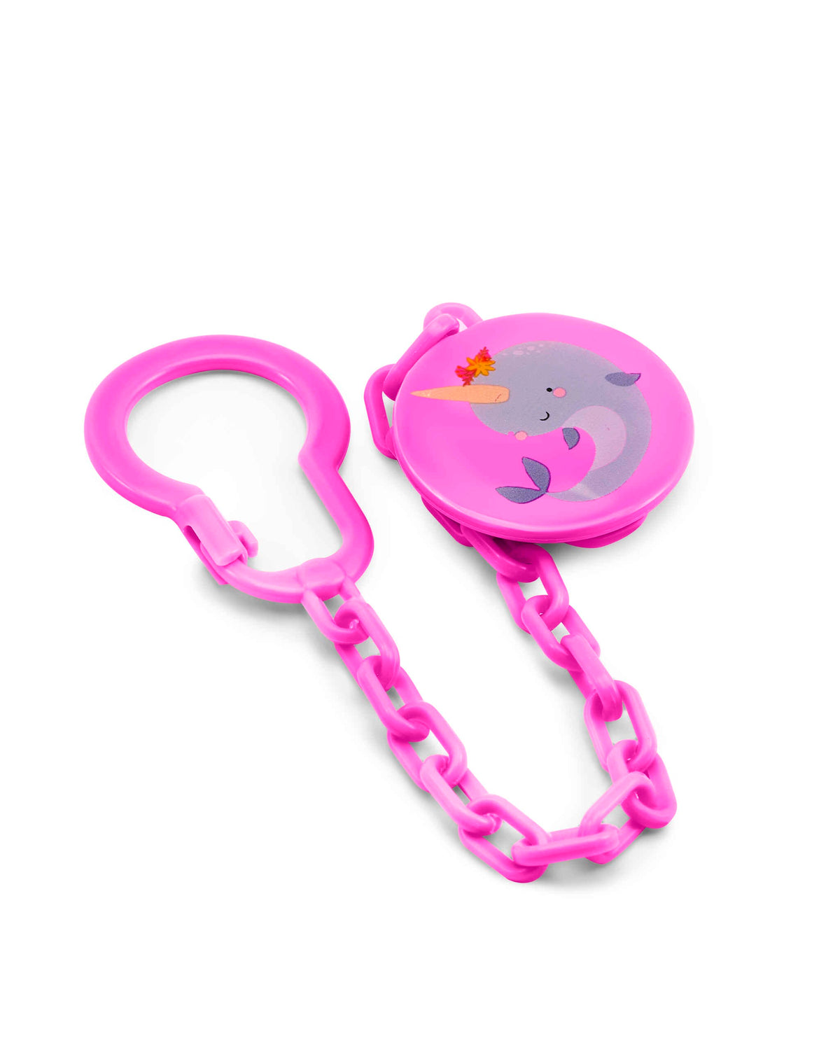 Bubbles Baby Pacifier Chain Pink