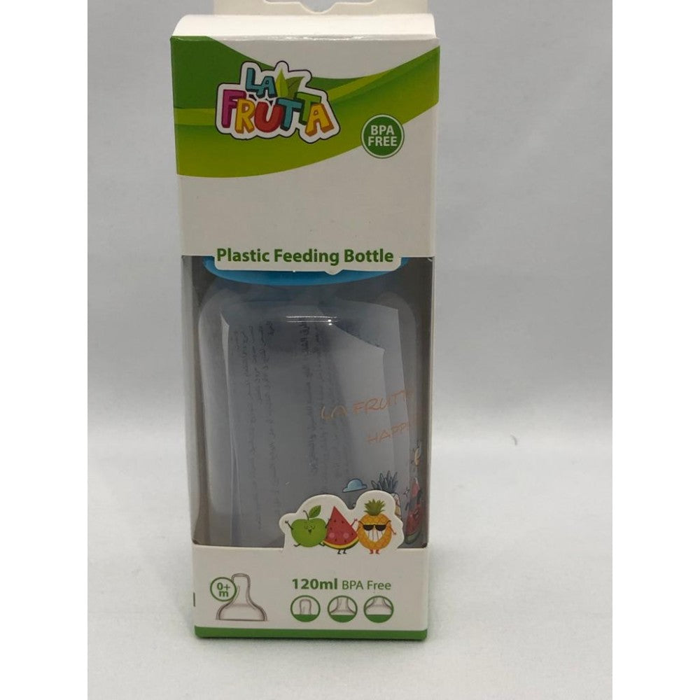 la Frutta Feeding Bottle120 ml Plastic blue
