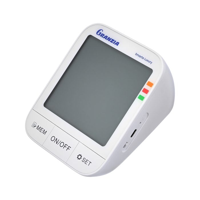 Granzia Smarta Luxury Digital Blood Pressure Monitor-Rechargable Lithium Battery -Type-C