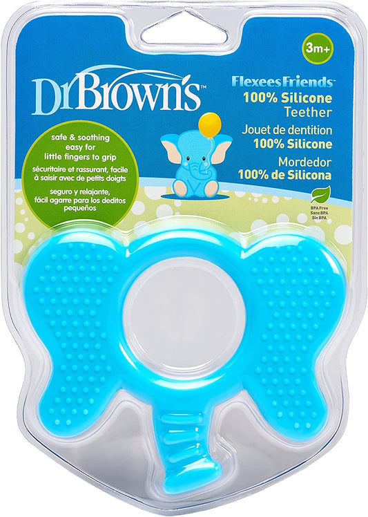 Dr.Brown's Flexees Friends Elephant Teether - Blue