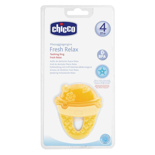 Chicco Fresh Relax Teether Ice Cream Yellow