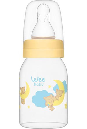 weebaby Feeding Bottle 125 cc (silicone nipple) yellow