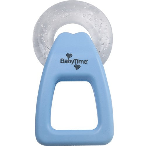 BabyTime Water Teether With Handle blue