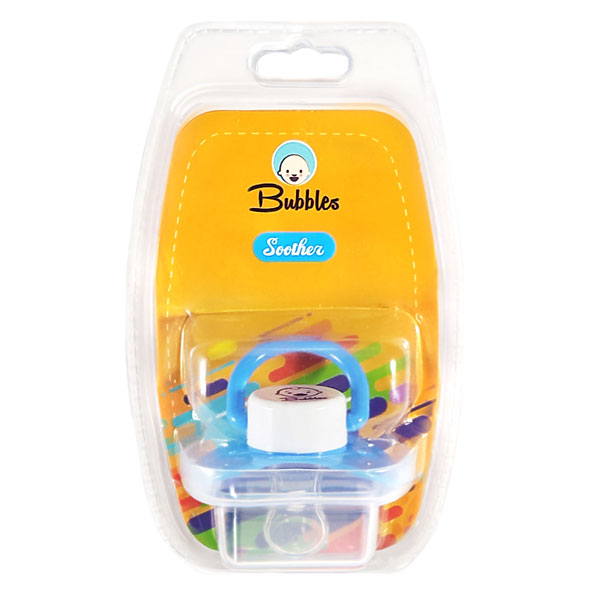 Bubbles Baby Pacifier Blue