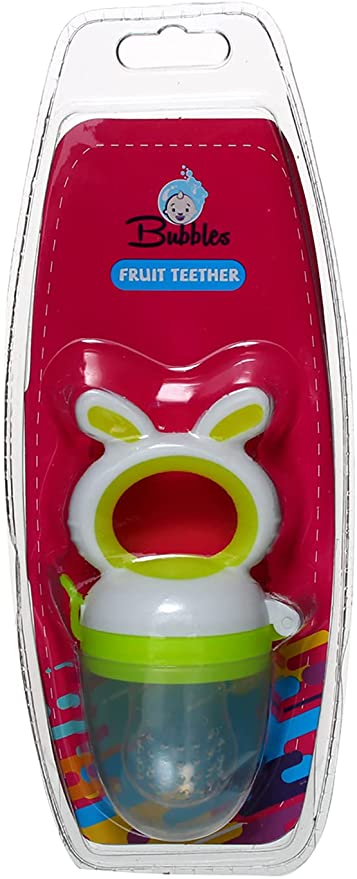 Bubbles Fruit Teether Green