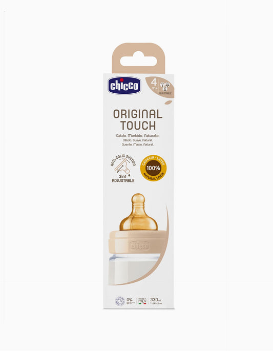 Chicco Original Touch Anti-Colic Feeding Bottle +4m 330ml