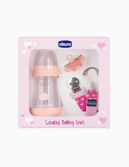 Chicco Perfect Set Rose 150ml +0m Pink