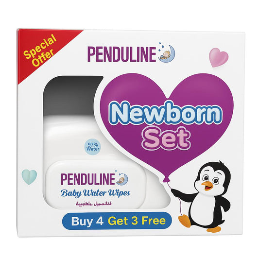 Penduline New Born Baby Set (Wipes - Baby Oil - Shampoo - Shower Jel )