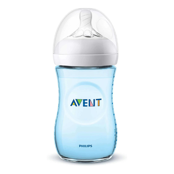 Philips Avent Natural Baby Bottle Blue, 260 ml