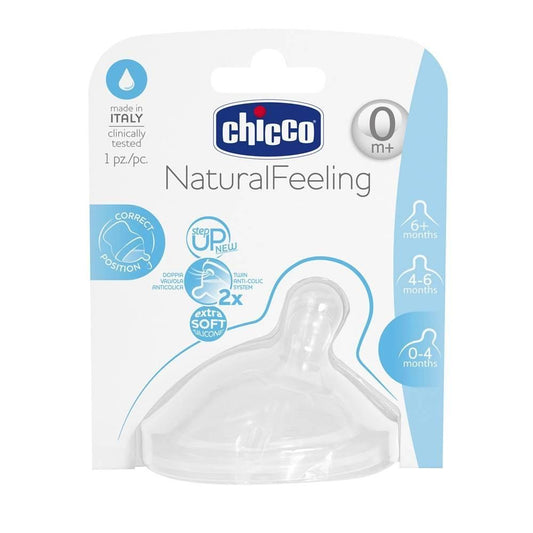 Chicco Natural Feeling Teat Baby Bottle +0m