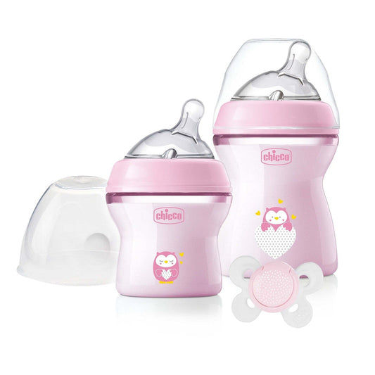 Chicco Natural Feeling + Comfort First Gift Set Pink