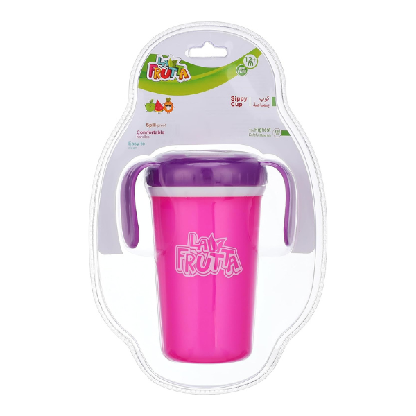 La Frutta Sippy Cup for Kids, 320ml Pink