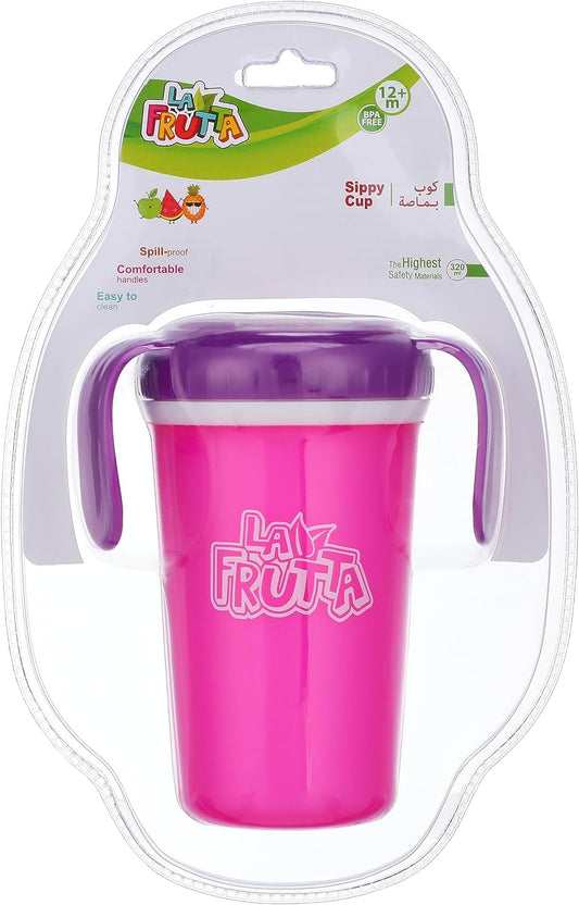 La Frutta Sippy Cup for Kids, 320ml Pink