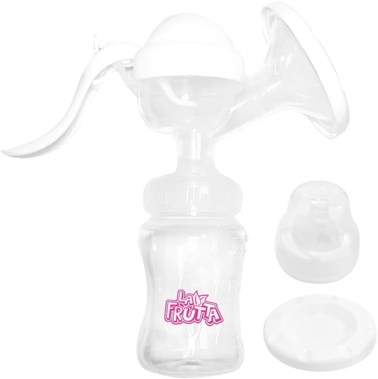 La Frutta Wide Neck Manual Breast Milk Pump + 2 Breast Pads Free