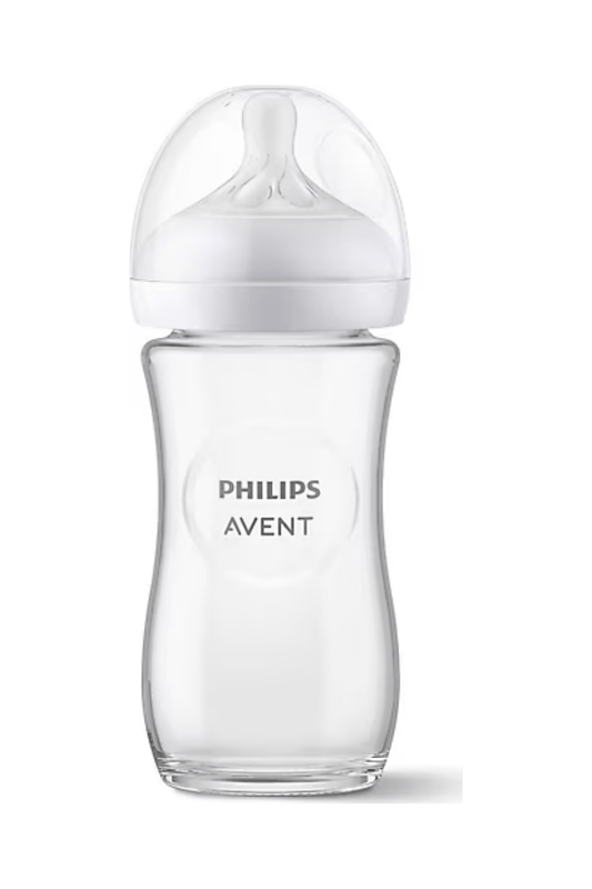 Avent Natural Bottle Glass Response (1M+) 240ml- 1 Pack