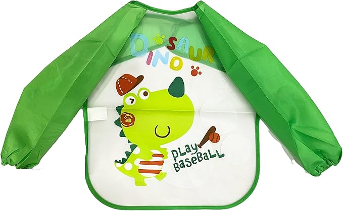 Waterproof Baby Bib – Easy to Clean, Comfortable & Lightweight 2 pcs Assorted