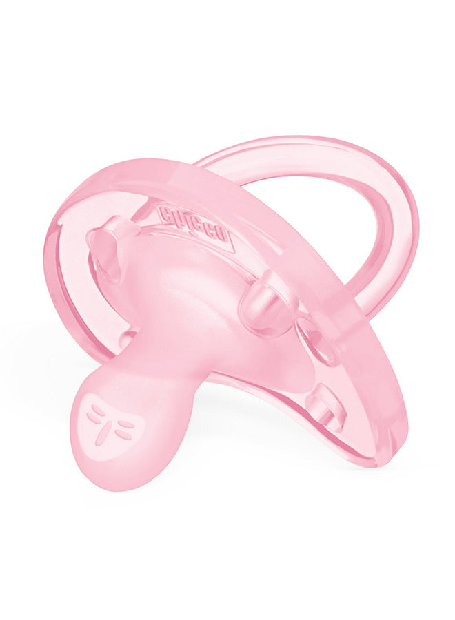 PhysioForma Soft Silicone Soother 0-6M 1Pc, Pink