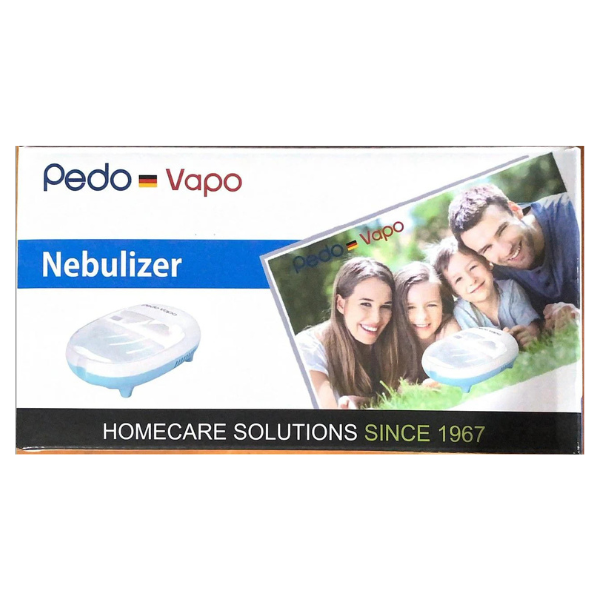 Pedo Vapo VP-C6 Piston Compressor Nebulizer for Aerosol Therapy | Effective for Asthma, Bronchitis, COPD, & More | Includes Masks & Accessories | Compact Design | 2-Year Warranty