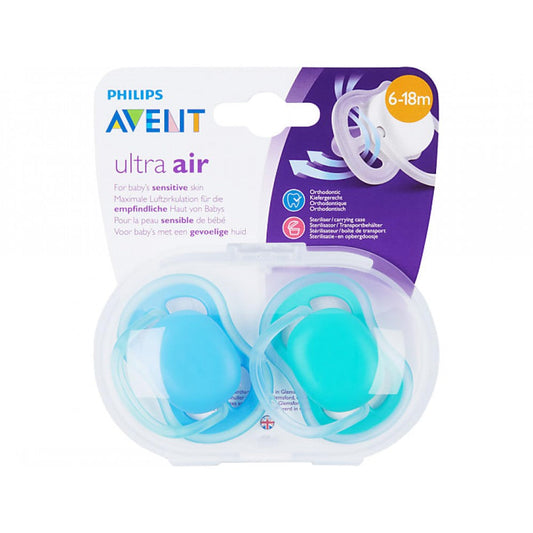 Avent Pacifier Natural Ultra air From 6-18 Months For senstive skin