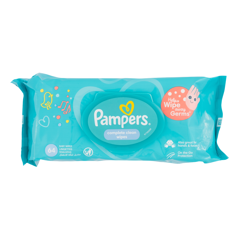 Pampers Baby Wipes 64 Pcs