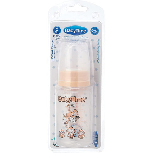 Baby time Glass  Feeding Bottle 150 ML