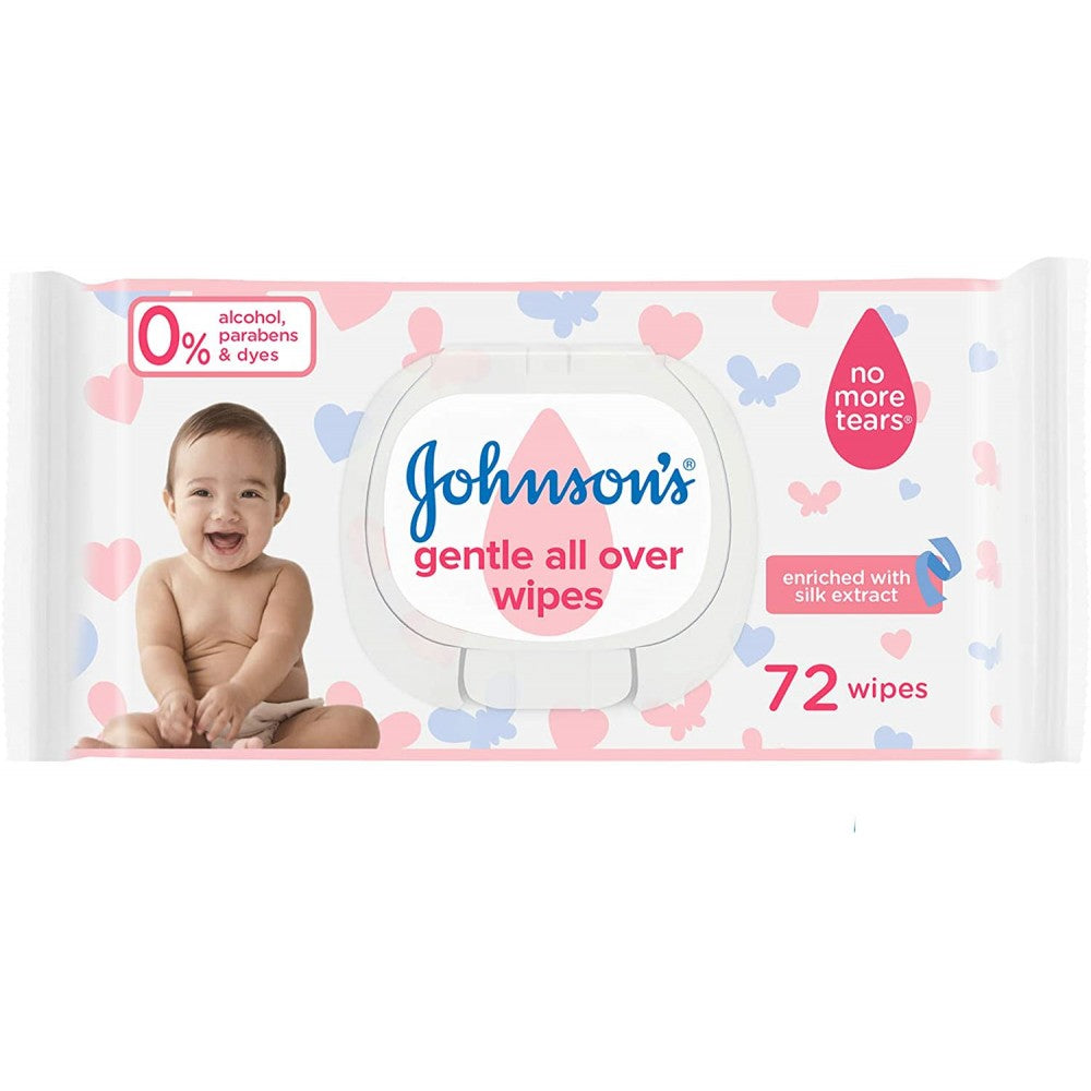 Johnson Baby Wipes 72 Pcs