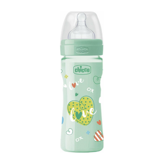 Chicco Feeding bottle Silicone colored +2 Months