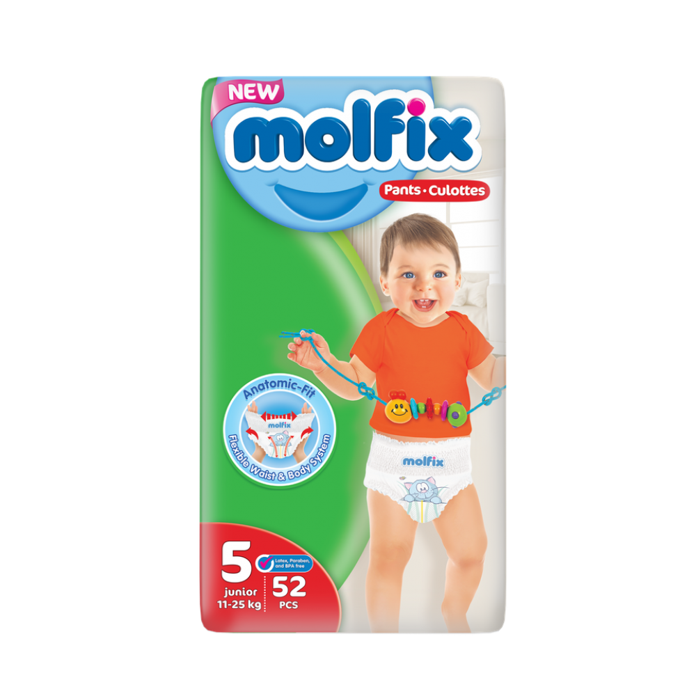Molfix Diaper Pants 58 Pcs ,Size 5