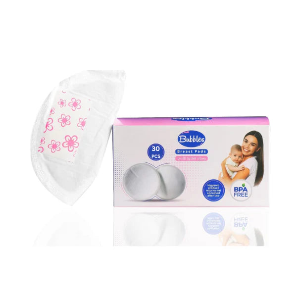 Bubbles Disposable Breast Pads 30Pcs