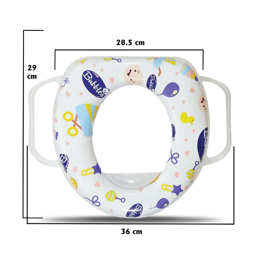 Bubbles baby toilet potty with hand