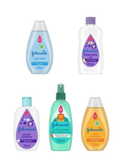 Baby set (Cologne dream 100ml  + Baby bath 200ml + Oil  sleep time 200ml + Shampoo mega 200ml - No more tangles spray 200ml)