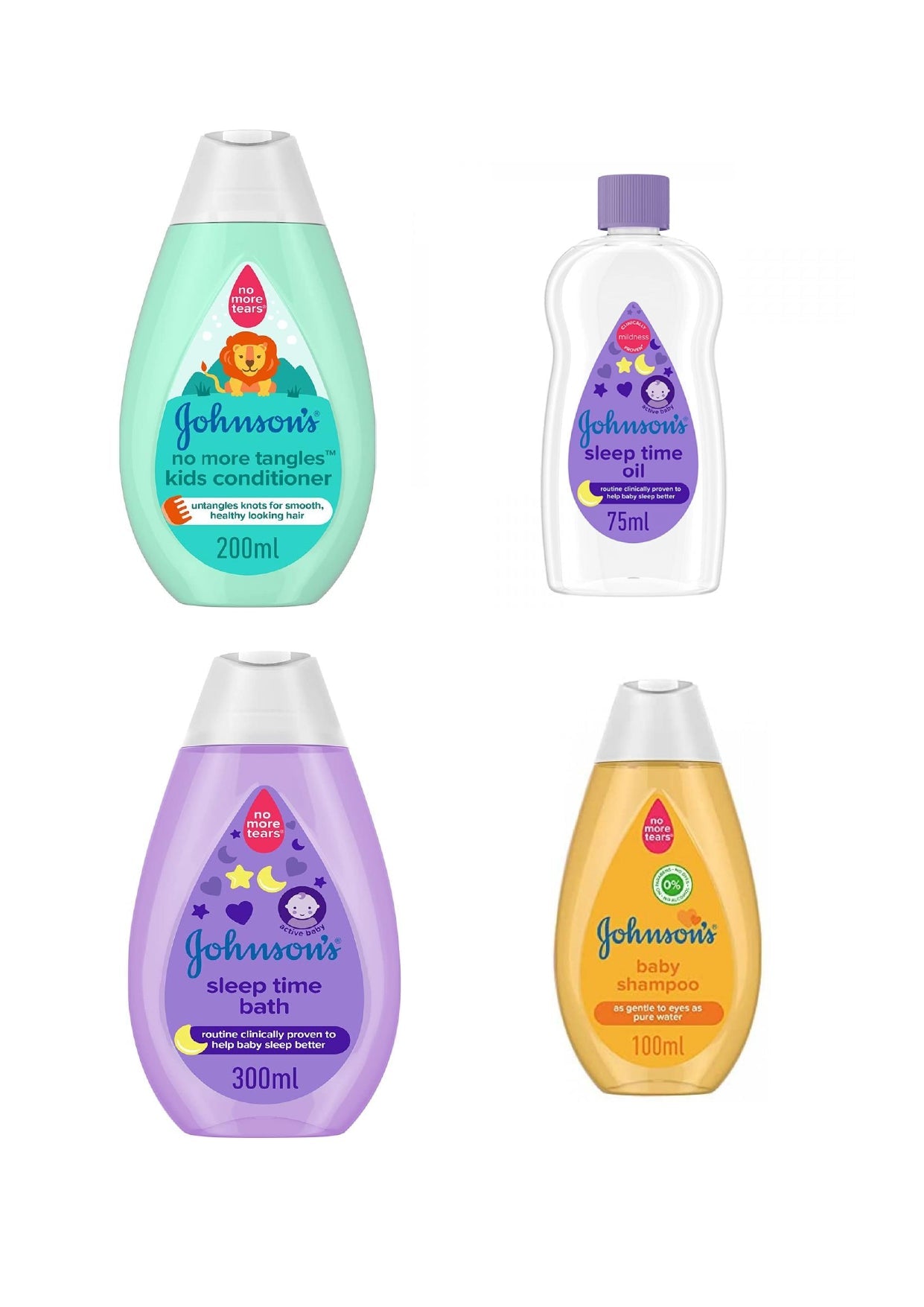 Saving Bundle 3 (Sleep time bath 300ml-shampoo Mega 100ml- Oil Sleep time 75ml - No more tangles Conditioner 200ml)