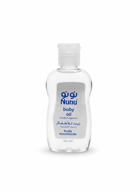 Nunu baby oil with vanilla fragrance - 100 ml