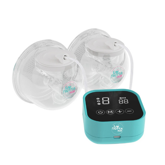 La Frutta Double Chargable Wearable Breast Pump 210ml*2 + Free Milk Bags