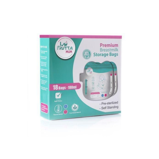 La Frutta Milk Storage Bags 180ml 18Pcs