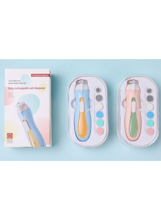 Rechargeable Baby Manicure Set - Safe and Gentle Nail Care for Infants (Assorted)