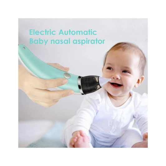 Electric Nasal Aspirator for Babies – USB Rechargeable, 5 Suction Levels, Soft Silicone Tips, Easy to Clean (Assorted)