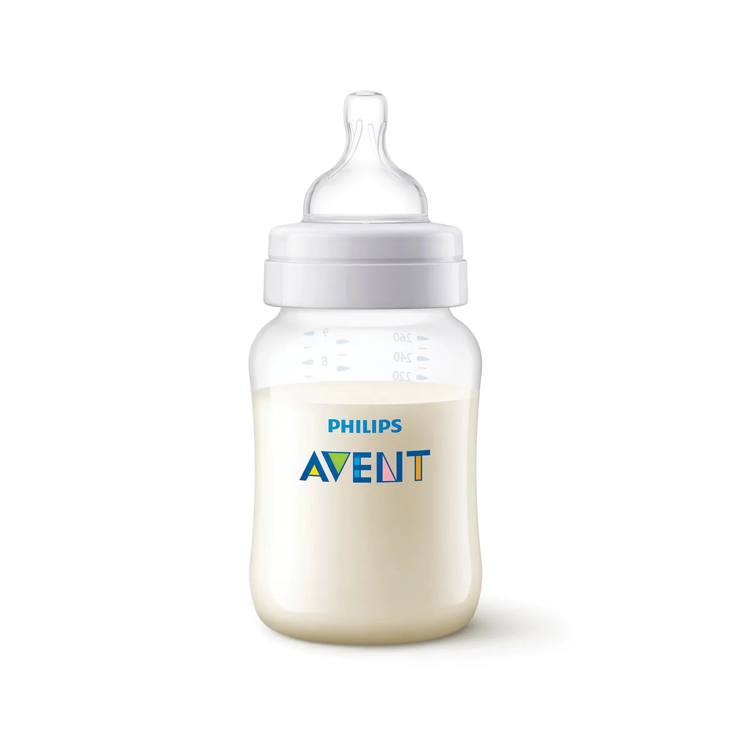 Avent Anti-Colic Baby Bottle 260ml (1M+) – Infant Feeding Bottle, 1 Pack