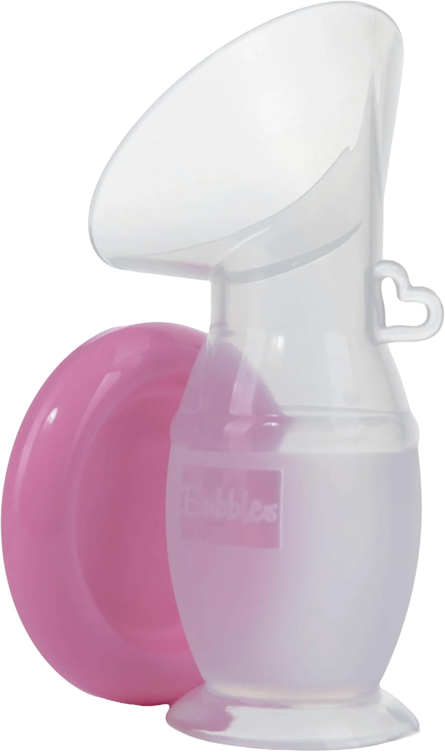 Bubbles Silicone Manual Breast Pump with Suction Base