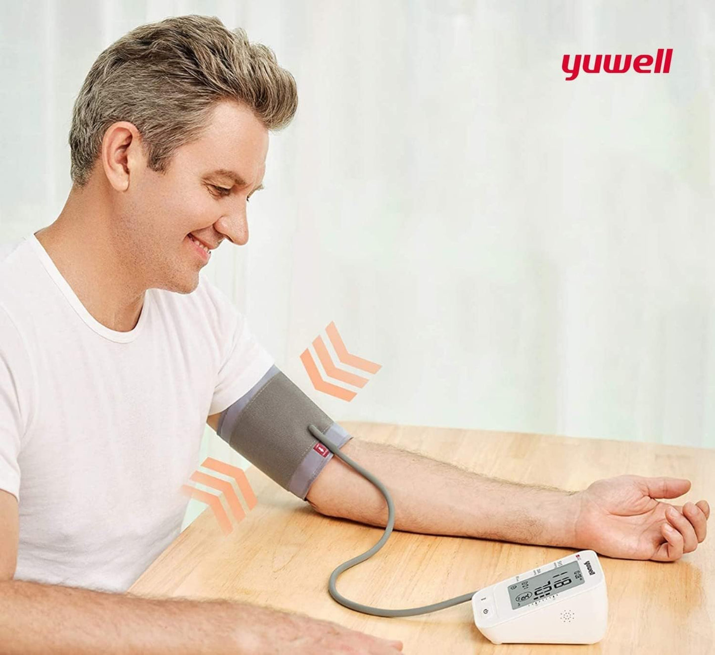جهاز إلكتروني لقياس ضغط الدم من يويل، YE660D