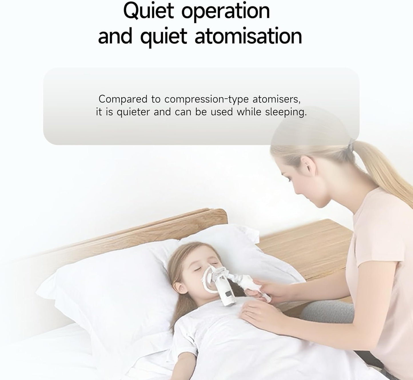 جهاز نيبولايزر محمول وجلسات بخار يوويل (Yuwell M105T) للأطفال والكبار