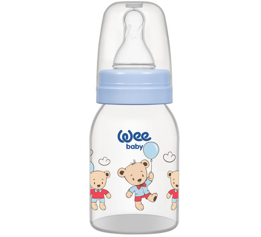 Wee Baby Narrow Mouth Classic PP Feeding Bottle 0-6 Months 125ml