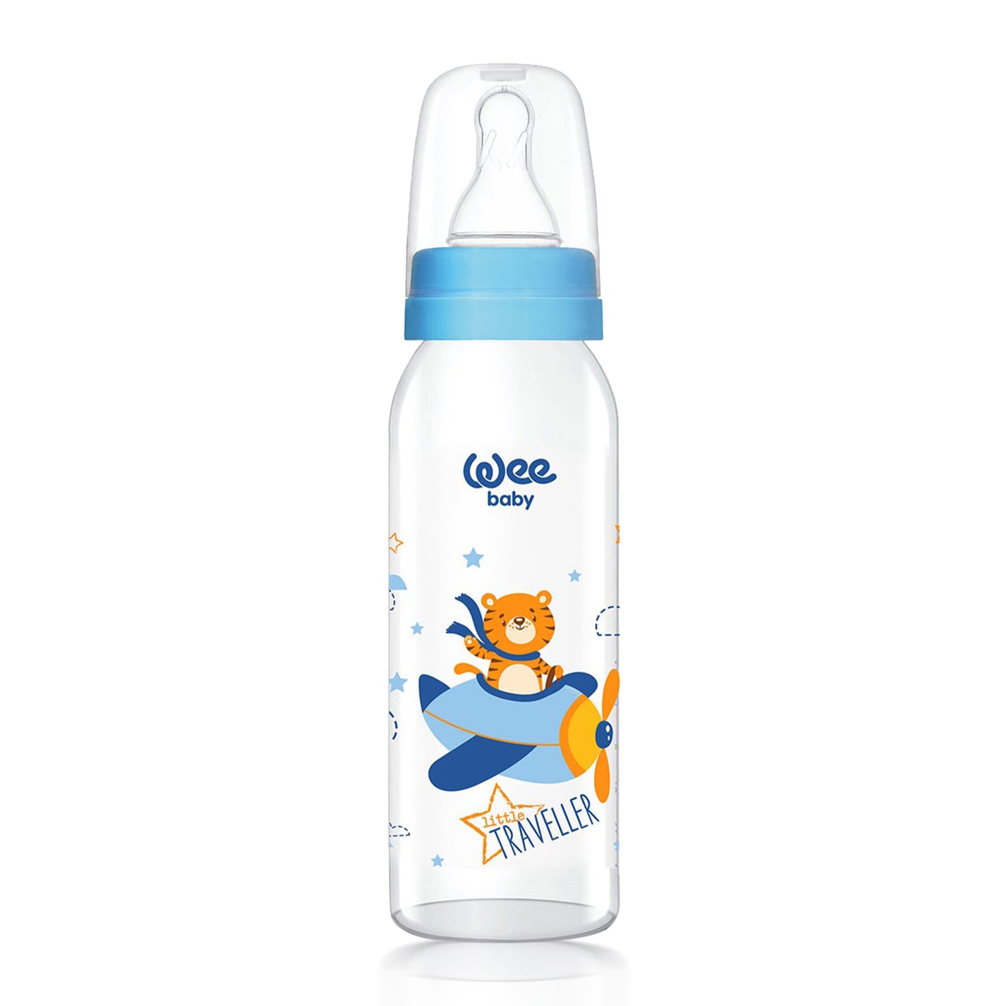 Wee Baby Classic Glass Feeding Bottle 0-6 Months 250ml - 1 Pack