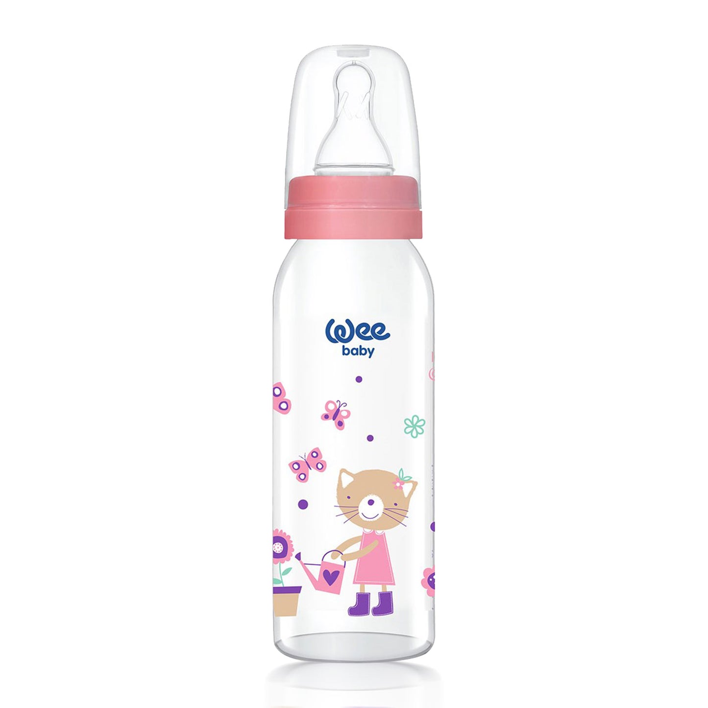 Wee Baby Classic Glass Feeding Bottle 0-6 Months 250ml - 1 Pack