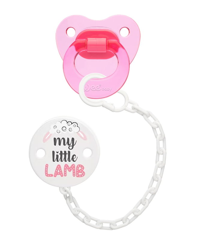 Wee Baby Soother & Soother Chain Set No.1 0-6 Months - 1 Pack