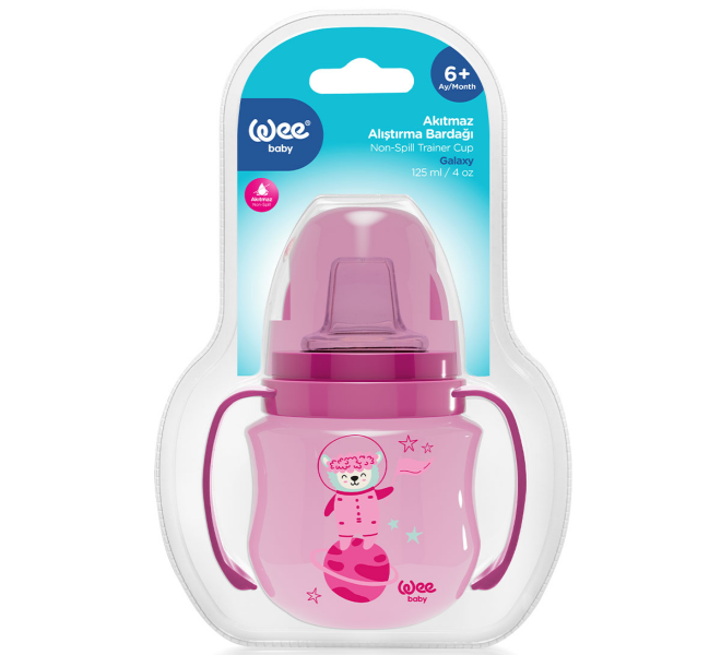 Wee Baby Galaxy Spill-Proof Training Cup 125ml +6 Months
