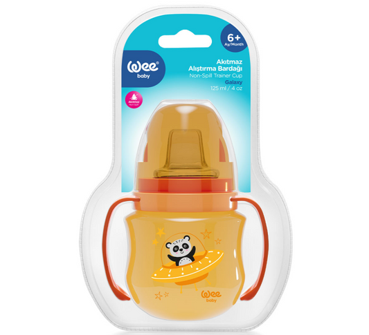 Wee Baby Galaxy Spill-Proof Training Cup 125ml +6 Months Orange