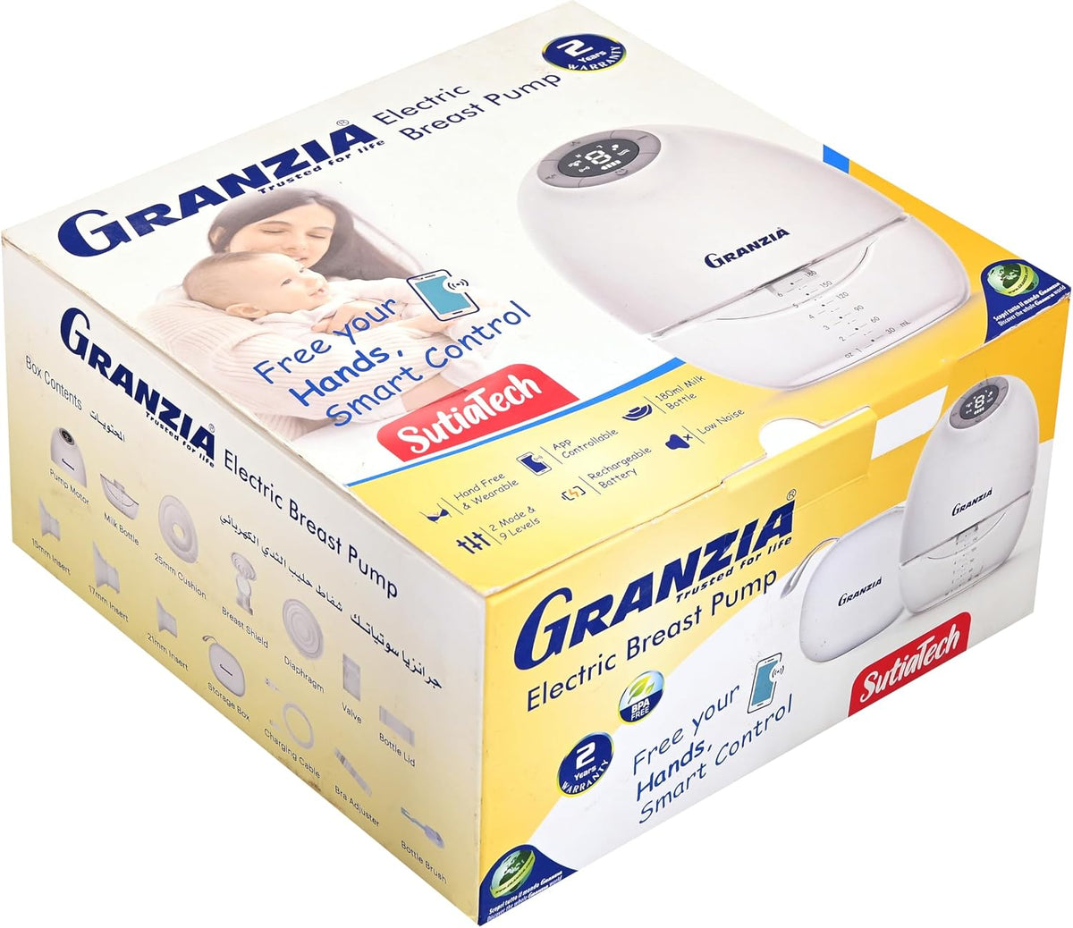 Granzia SutiaTech Smart Wearable Breast Pump